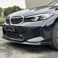 thumbnail image 3 of Ikon Motorsports Front Bumper Lip Compatible With 2023+ BMW G20 3 Series with M Sport Bumper M340i, M Performance Style Carbon Fiber Print 3PC Front Lip Spoiler Splitter Protector Lower Chin Diffuser, 3 of 7