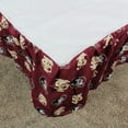 thumbnail image 3 of Comfy Feet FSUDRTW FSU Printed Dust Ruffle Twin, 3 of 3