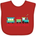 thumbnail image 3 of Inktastic Love Train Boys or Girls Baby Bib, 3 of 4