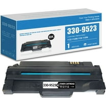 330-9523 2MMJP 7H53W 7W53W Black Toner Cartridge Replacement for Dell 1133 1135n 1130 1130n Printer Toner Cartridge (Black, 1 Pack)