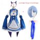thumbnail image 3 of Anime Ram Rem disfraz de sirvienta Lolita Cosplay Vestido Re:zero Kara Hajimeru Isekai Seikatsu disfraces de Halloween para mujeres Vestido Loli, 3 of 5