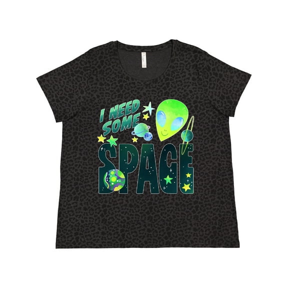 Inktastic I Need Some Space- Cute Alien Women's Plus Size T-Shirt