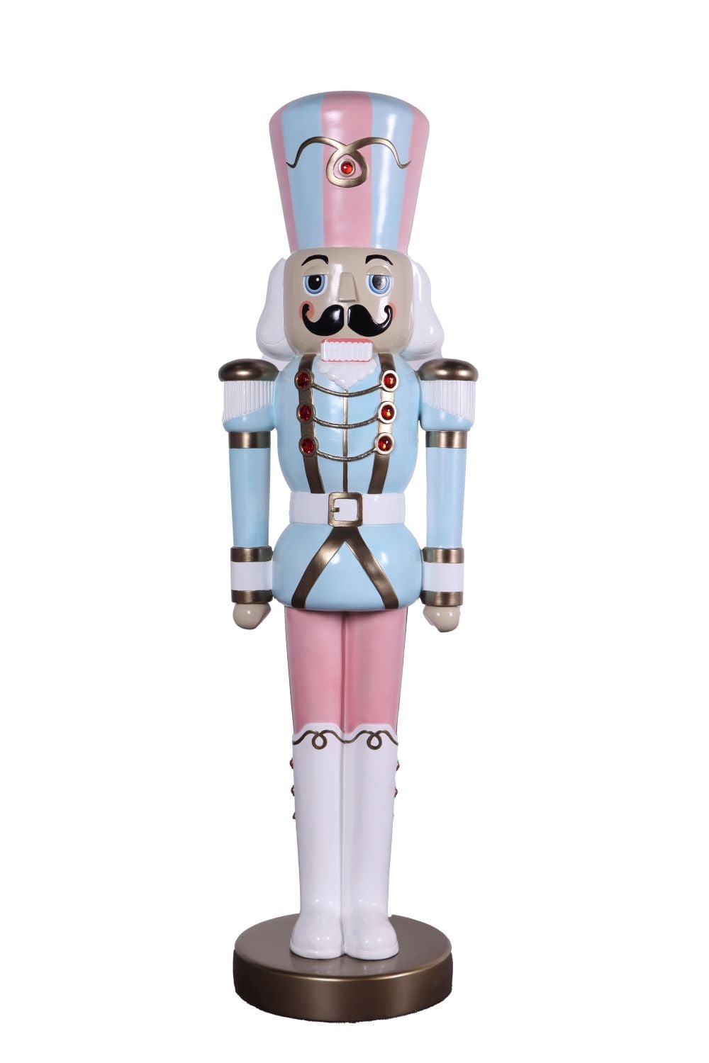 Large Pastel Nutcracker Life Size Statue