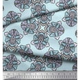 thumbnail image 2 of Soimoi Cotton Voile Fabric Artistic Floral Ethnic Print Fabric by Yard 42 Inch Wide, 2 of 3