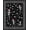 Black, Pattern 1, variant on ODIKA 6'x9' Machine Washable Non-Slip Area Rug, Winter Gothic Santa Bones Microfiber Bath Machine High Traffic Rug, Black, 735404