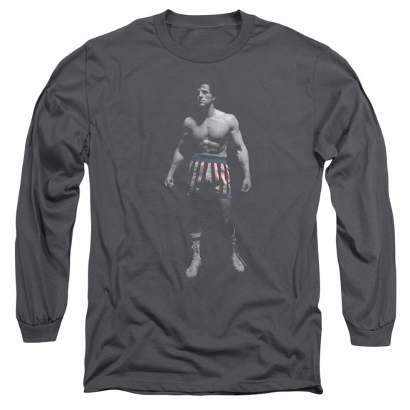 Rocky Stand Alone Long Sleeve Adult 18/1 T-Shirt Charcoal