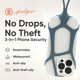 thumbnail image 2 of Lanyard Pulpo Safety de silicona gris para teléfono de 6.1 a 6.8 pulgadas, 2 of 9