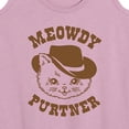 thumbnail image 3 of Instant Message - Cat Cowboy Meowdy Purtner - Women's Racerback Tank Top, 3 of 6