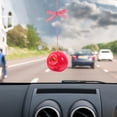 thumbnail image 4 of WEUVEB Red Plastic Car Interior Decor for Rearview Mirror, 4 Pieces, Cute Car Accessories, 4 of 8