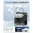 thumbnail image 3 of EASYERA Nugget Ice Maker, 33 libras por día, negro, 3 of 5