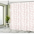 thumbnail image 5 of Ambesonne Japanese Shower Curtain, Spring Cherry Flourish, 69"Wx70"L, Coral White, 5 of 5