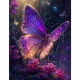 thumbnail image 1 of Serie de mariposas de taladro redondo completo de dibujo de diamantes DIY 5D para la pared del hogar de la oficina FLhrweasw Nuevo, 1 of 9