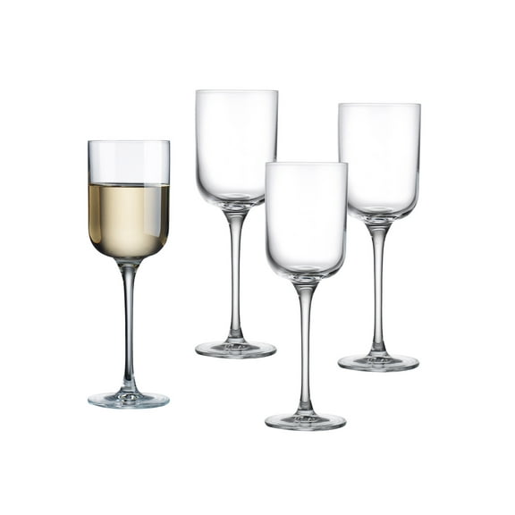Linea Stemmed White wine Glasses Set of 4