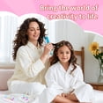 thumbnail image 2 of Kit de estampado de gemas para el cabello kidzkube para niñas de 3 a 12 años, 2 of 7