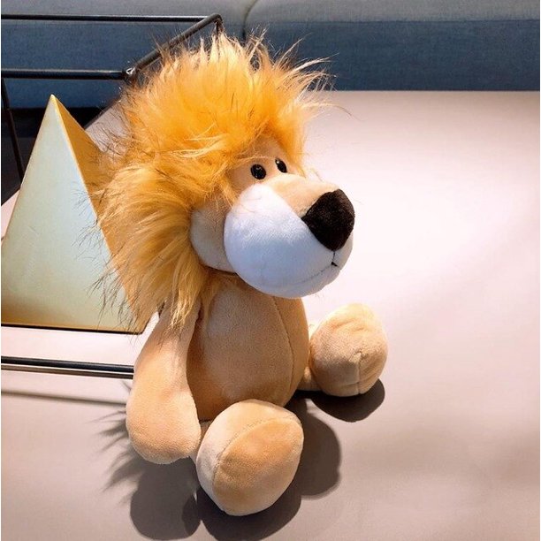 Babiqu 25cm Popular Forest Animals Stuffed Doll Plush Jungle Series Animal Elephant Lion Monkey Zebra Giraffe TOYS Kids Giftlion25cm Deng Xun unisex
