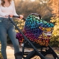 thumbnail image 5 of Renewold Cheetah Colorful Leopard Print Car Seat Covers for Boys Girls, Nursing Cover Carseat Canopy, Baby Breastfeeding Cover, Multi Use Nursing Scarf, Infant Stroller Cover, 5 of 7