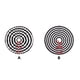thumbnail image 5 of Matsuzay del árbol de Navidad Cubierta de la base de la raya blanca y negra Impresión bistratal Alfombra redonda Hogar 73 cm Textura Type2 NO2, 5 of 6