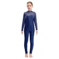 thumbnail image 5 of iiniim Kids Girls Long Sleeve Rhinestone Gymnastics Leotard Unitard Full Body One Piece Figure Ice Skating Jumpsuit Bodysuit, 5 of 7