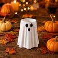 thumbnail image 6 of Halloween Ghost Can Holder,Fun Ghost Figurine Table Decor,All-Purpose Fit Replaceable Can Holder, Freestanding Beverage Stand,Halloween Cute Desktop Ghost Statue Decoration,Can Sleeve, 6 of 7