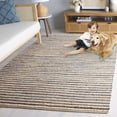 thumbnail image 3 of SAFAVIEH Cape Cod Jacinth Striped Area Rug, Natural/Blue, 8' x 10', 3 of 11