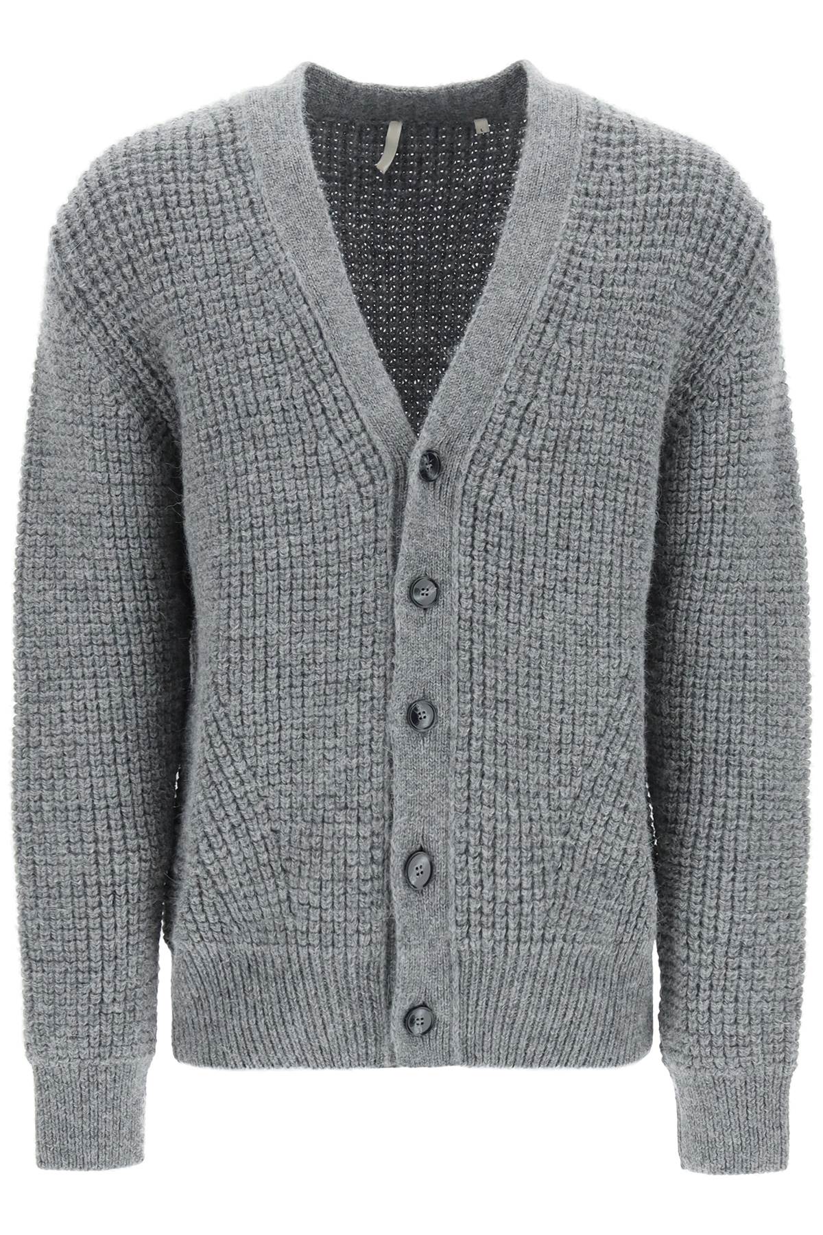 Sunflower 'john' wool and alpaca cardigan