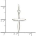 thumbnail image 4 of Sterling Silver Polished Passion Cross Charm (23.8 X 13.8) Made In India qc9029, 4 of 5