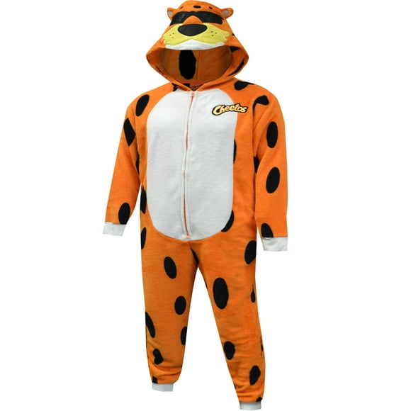 Cheetos Mens Cheetos Chester Guépard Combinaison à Capuche (Grande)