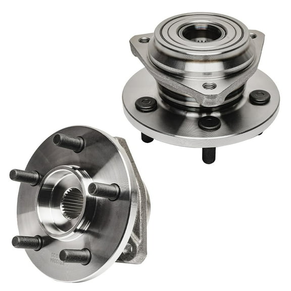 Detroit Axle - 2 Front Wheel Bearing Hubs for Jeep Grand Cherokee Wrangler TJ Wagoneer Comanche, Bearing Hubs Replacement Wheel Bearing and Hubs Assembly