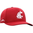 thumbnail image 3 of Men's Top of the World Crimson Washington State Cougars Reflex Logo Flex Hat, 3 of 4
