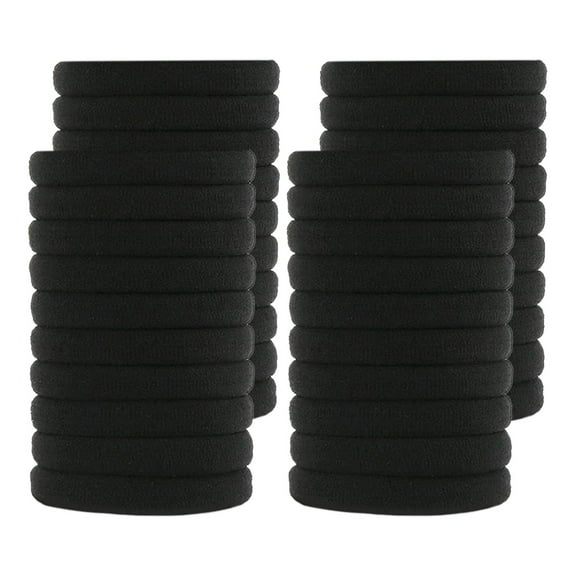 Fine Hair Ties For Girls And Adults Soft Elastic Ponytail Scrunchies 3cm Bands Curly Hair Accessories Holders Kids Hair Ties