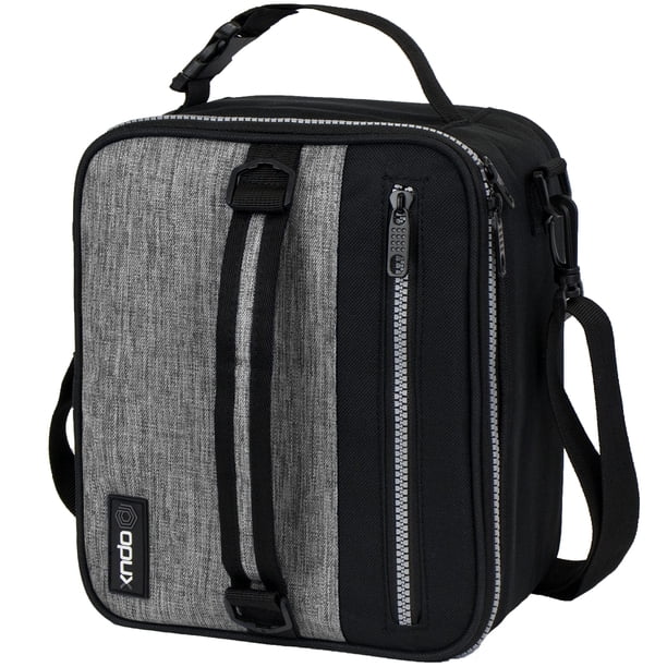 Lunch Box Opux Aislada para Adultos y Niños Gris Jaspeado