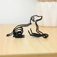 thumbnail image 3 of asddcavvf Metal Statue Abstract Dog Sculpture Animal Collection Decoration Living Room Study Decoration Ironwork Jasmine Ornament, 3 of 4