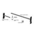 thumbnail image 4 of Black Horse Offroad Ladder Rack TR-WRG2 150 Pound Capacity; Rail System Mount; Direct Fit; Set of 2, 4 of 7