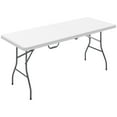 thumbnail image 1 of Outsunny 6ft Folding Picnic Table, Plastic Camping Table with Carry Handle, 1 of 10
