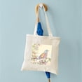 thumbnail image 6 of CafePress - Bird And Flowers Tote Bag - Unisex Canvas Tote Bag, Beige, 1-Piece, 6 of 8