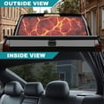thumbnail image 6 of FUIALDOLG Lava Crack Rear Window Decals 66.9 x 22.4 Inches, Vinyl Back Window Graphics for Most Pickup Trucks, Corrosion Resistant UV Blocking Decoration, 6 of 8