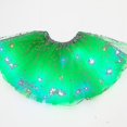 thumbnail image 2 of GirlsKidsNeonLedTutuSkirtPartyStageDanceWearPleatedLayeredTulleLightUp, 2 of 3