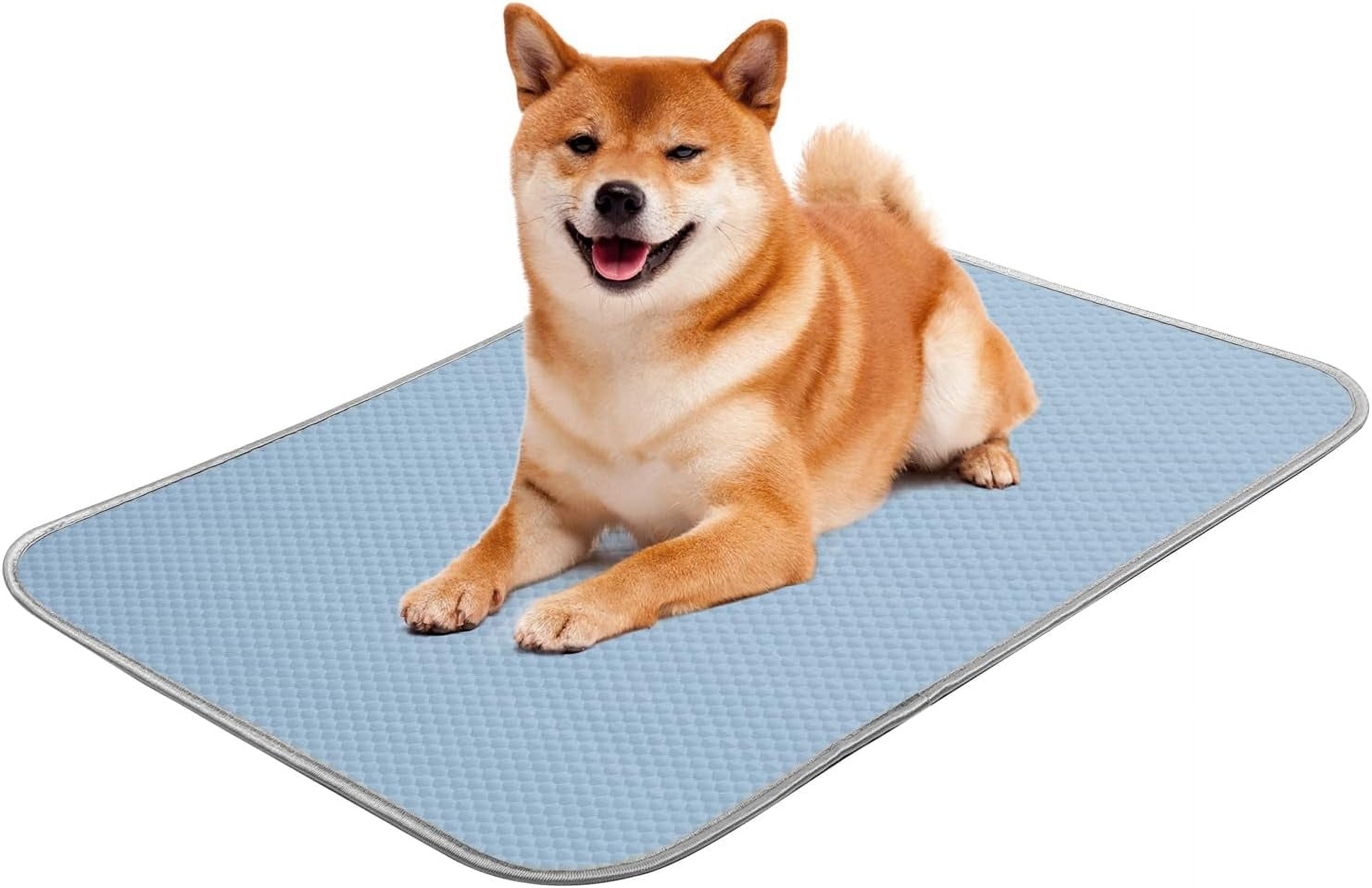 Summer Dog Cooling Mat 40x28in - Self-Cooling Pet Pad For Medium Dogs & Cats, No Gel Required