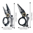 thumbnail image 3 of Mini Fly Fishing Pliers with Retractable Lanyard and Tungsten Carbide Cutter Durable Aluminum Alloy Body for Saltwater Angling Gear, 3 of 6
