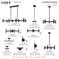thumbnail image 2 of Livex Lighting - Copenhagen - 2 Light Semi-Flush Mount In Mid-Century Modern, 2 of 12