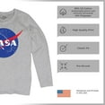 thumbnail image 6 of NASA Meatball Logo Women's Long Sleeve T-shirt Iconic American Astronaut Space Souvenir, 6 of 7