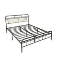 thumbnail image 6 of paproos Metal Queen Bed Frame, Black Platform Bed with Victorian Headboard and Footboard, Heavy Duty & Quick Assembly, 6 of 10