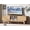 Natural Oak, variant on FANRAL Mid-Century Fluted TV Stand for 65 Inch TV,Modern Entertainment Center with Sliding Doors,Media Console with Adjustable Shelves & Cable Holes for Living Room,White TV Stand