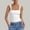 White, variant on RKSTN Athletic Tank Tops for Women Sleeveless Yoga Tops for Women Stretch Form Fitting Sports Womens Workout Tops(White ,L)