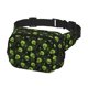 thumbnail image 2 of Fotbe Skulls And Cobwebs Cangurera Cuadrada con Estampado de Doble Capa, Bolsa de Cintura Ajustable Mini para Hombres y Mujeres, 2 of 9