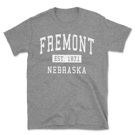 Fremont Nebraska Classic Established Men's Cotton T-Shirt