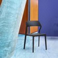 thumbnail image 5 of 32.75" Black Solid Patio Dining Chair, 5 of 8