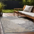 thumbnail image 6 of Beverly Rug Outdoor / Indoor Area Rugs Patio Porch Garden Carpet Grey / Beige 10'x14', 6 of 9