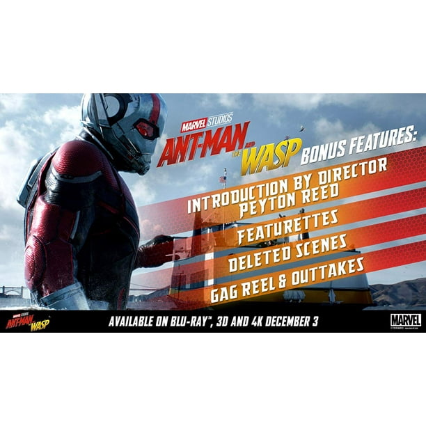 Ant Man And The Wasp 18 3d Blu Ray Walmart Com Walmart Com