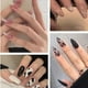 thumbnail image 2 of 24 piezas de uñas postizas margaritas con pegamento extraíble impermeable Para uñas Gao Jiahui unisex, 2 of 2